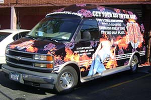 Full Wraps on commercial vans in New York City
